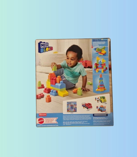Caja Megabloks 40pcs Vamos A Construir Fisher-price