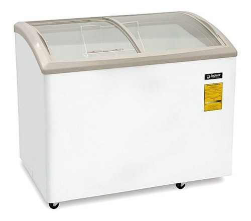 Congelador Horizontal Cristal Curvo Imbera Hf-10 + Regalo