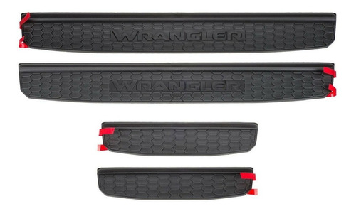 Kit De Molduras Protectoras De Escalon Jeep Wrangler 18-21