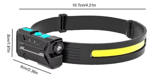 Faro Led Cob De Inducción Con Pantalla De Alimentación