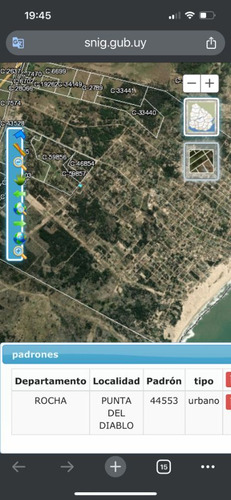 Venta Terreno Punta Del Diablo