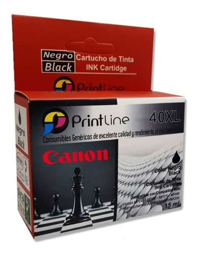 Cartucho Compatible Canon 40xl Negro Con Garantía Tienda 40