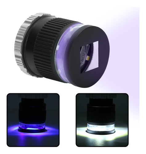 Lupa Led Escala Cilíndrica Óptica Zoom 30x Joyería
