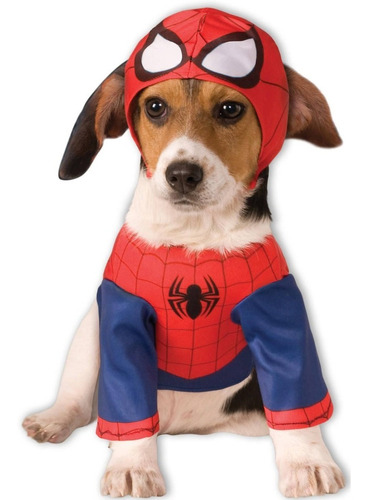 Disfraz De Spiderman Para Perro Talla Medium Halloween