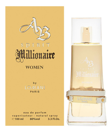 Perfume Lomani Ab Spirit Millionaire 100ml Edt Para Homens,
