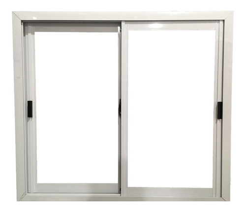 Ventana 100x090 Aluminio Blanco V/entero Con Vidrios Stock