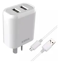 Comprar Cargador Usb Doble Para Samsung A01 A02 A03 A2 M10 J7 S7 S6