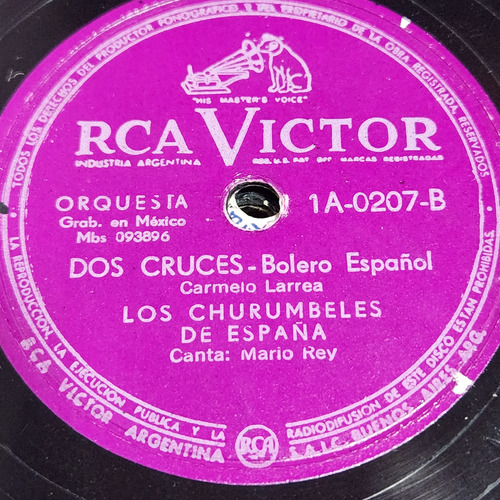 Pasta Los Churumbeles De España Rca Victor C584