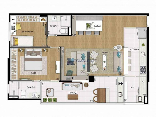 Imagem 19 de 20 de Apartamento Com 2 Dormitórios À Venda, 87 M² Por R$ 805.000,00 - Vila Prudente (zona Leste) - São Paulo/sp - Ap0784