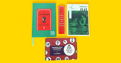 Livro A Camareira - Edição Especial Com Brindes E Revista Do Clube Intrínsecos - Nita Prose - Capa Dura - Novo E Lacrado