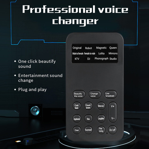 Mini Trocador De Voz Efeitos De Som Máquina De Áudio De