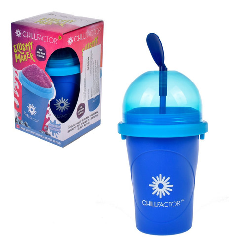 Vaso Para Hacer Granizados Chillfactor - Azul