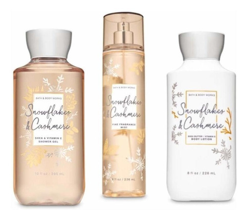 Bath And Body Works 2019 Edition - Juego De 3 Copos De Nieve