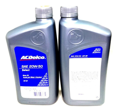 Aceite Motor Mineral 20w50 Sae 20w 50 Acdelco Tienda Fisica