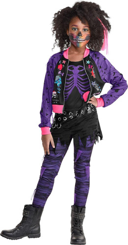 Disfraz Amscan Punk Zombie Children (tamaño Mediano De 8 A 1