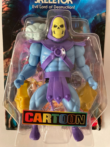Skeletor Motu Origins 80s Cartoon Collection Carton Unpunche (Usado)