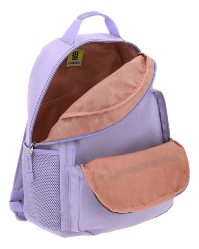Mochila Chenson 1818 Juvenil Grande Escolar Zilp 1866543-v Lila Liso