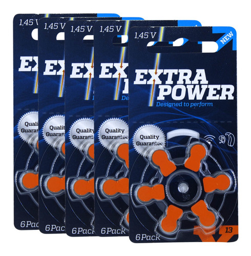  Baterias Tamanho 13 Auditivas Extra Power Widex 