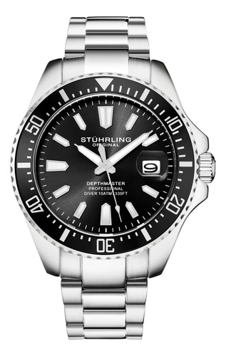 Funda Watch Stuhrling Original Diver 3950a De 42 Mm Para Hom