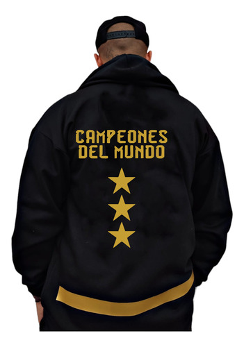 Conjunto Argentina Triple Estrella Campeon Del Mundo Parche
