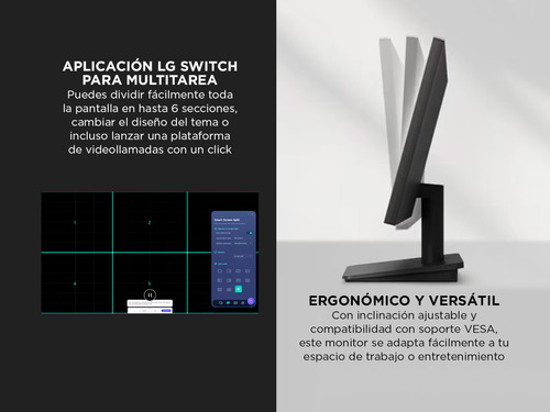 Monitor LG 20u401a-b Pantalla Tn Hd De 19 5 Pulgadas Led