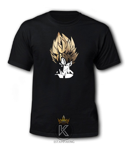 Polera Goku - Edicion Especial - Metalizado - Estampaking