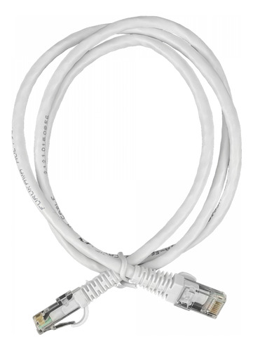 Furukawa 1mt Cat5e Blanco U/utp Cm Cable Patch Rj45 Multilan