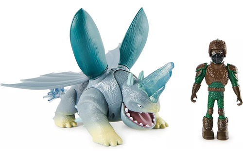 Dreamworks Dragons The Nine Realms Figuras D'angelo Plowhorn