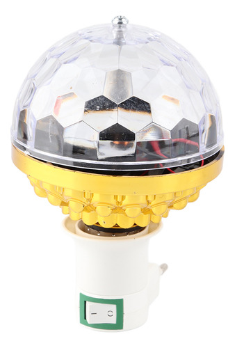 Colorida Bola Giratoria Dj Crystal Rgb Party Disco Led