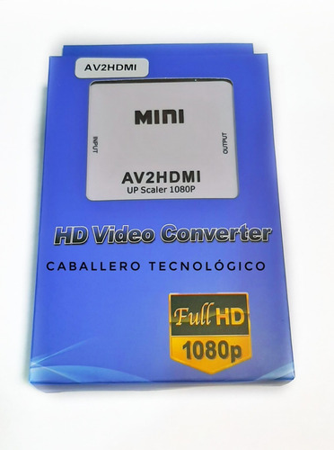 Imagen 5 de 5 de Convertidor Adaptador Señal Av Rca A Hdmi Audio Y Video