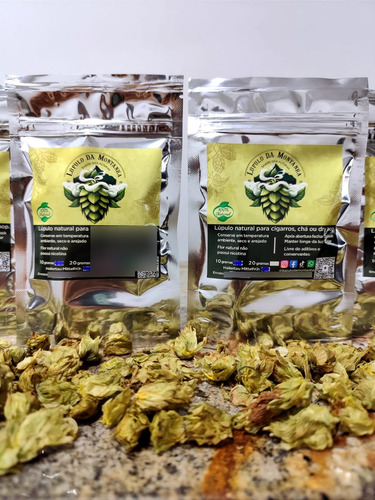 Lúpulo Em Flor Hallertau Mittelfrüh 10g - Lúpulo Da Montanha