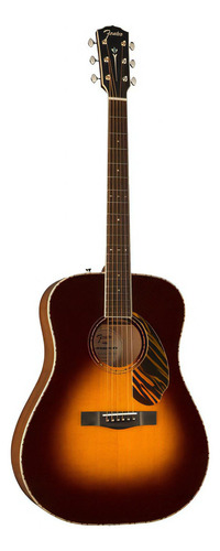 Fender Po-220e 0970350303 Guitarra Acústica Orchestra C/case Color Naranja