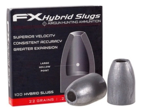Fx Hybrid Slugs Ojiva 5.5(.22) 22 Granos Xtchws P