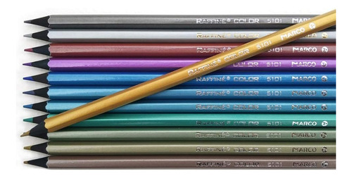 Lápices De Colores Secos Metálicos Y Tradicionales S/n