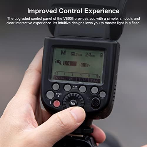 Godox V860ii-c E-ttl Ii 2.4g Speed ??sync Gn60 Batería De Io