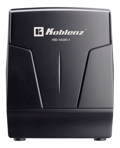 Imagen 1 de 4 de Regulador de voltaje Koblenz RS-1400-I 1400VA entrada y salida de 120V negro