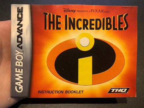 The Incredibles Game Boy Advance (Usado)
