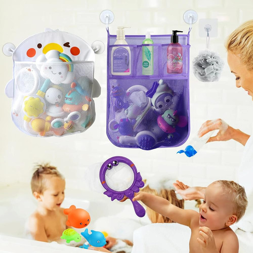 Balit 2pack Almacenamiento De Juguetes De Baño Para Niños Y 