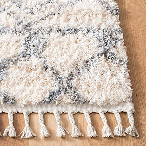 Safavieh Colección Berber Fringe Shag Bfg626a Marroquí Que N