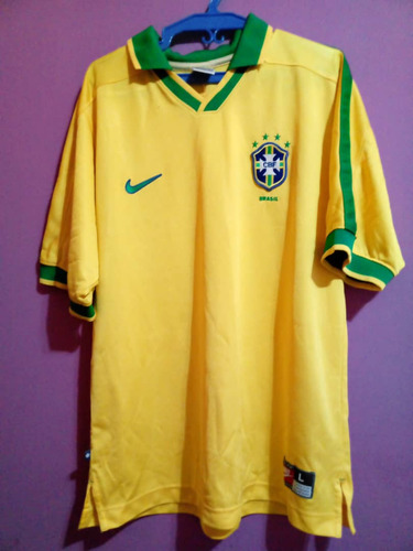 Camiseta De Seleccion De Brasil 1997