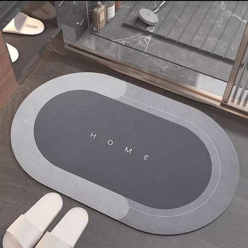 Alfombra De Baño Superabsorbente, De Goma Antideslizante Par