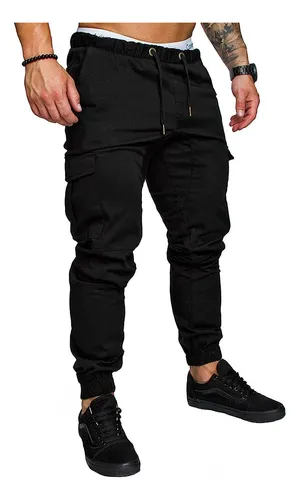 Pantal n Cargo Boston J12 Hombre Gabardina Elastizado Chupin