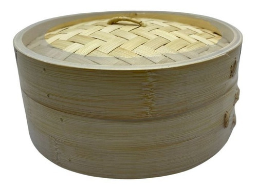 Vaporera De Bambu De 20 Cm