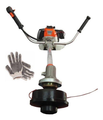 Imagen 2 de 10 de Guantes Y Desmalezadora Motoguadaña Bordeador Zero 52cc