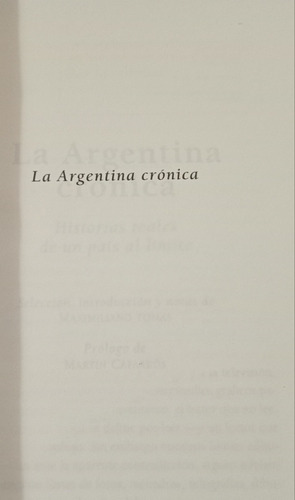 La Argentina Crónica (Usado)