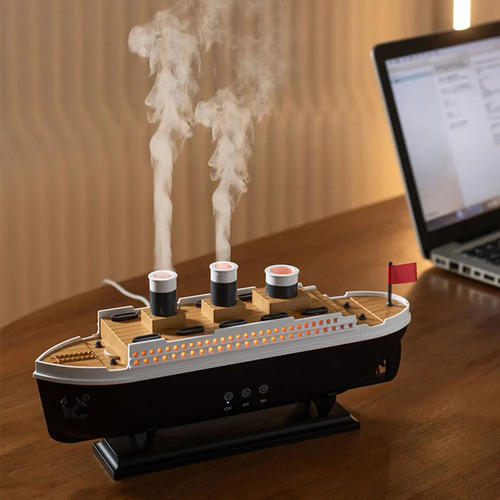 Umidificador Titanic Design Luxo De Navio Barco Difusor