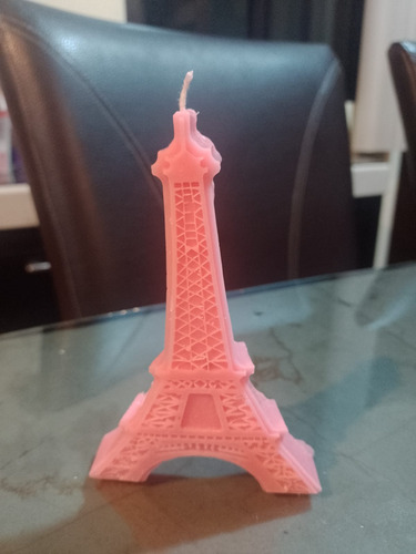 Recuerdo Xv Años, Vela Aromática, Torre Eiffel 20 Pzs