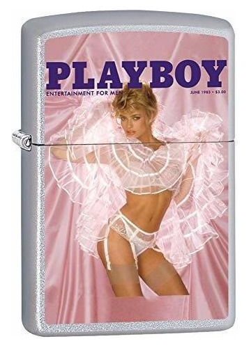 Zippo Playboy Cubierta De Junio De 1983 Encendedor De Bolsil
