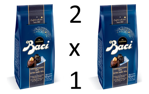 2x1 Baci Perugina 70% Cacao Standing Bag 125g 10 Piezas 2x1