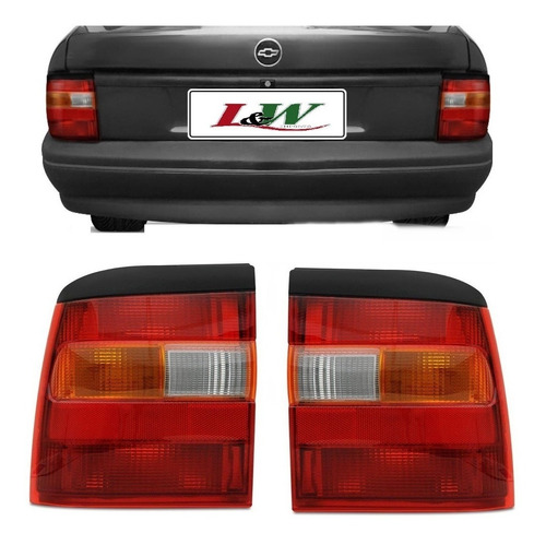 Par Lanterna Traseira Tricolor Vectra 1993 1994 1995 96 D/e